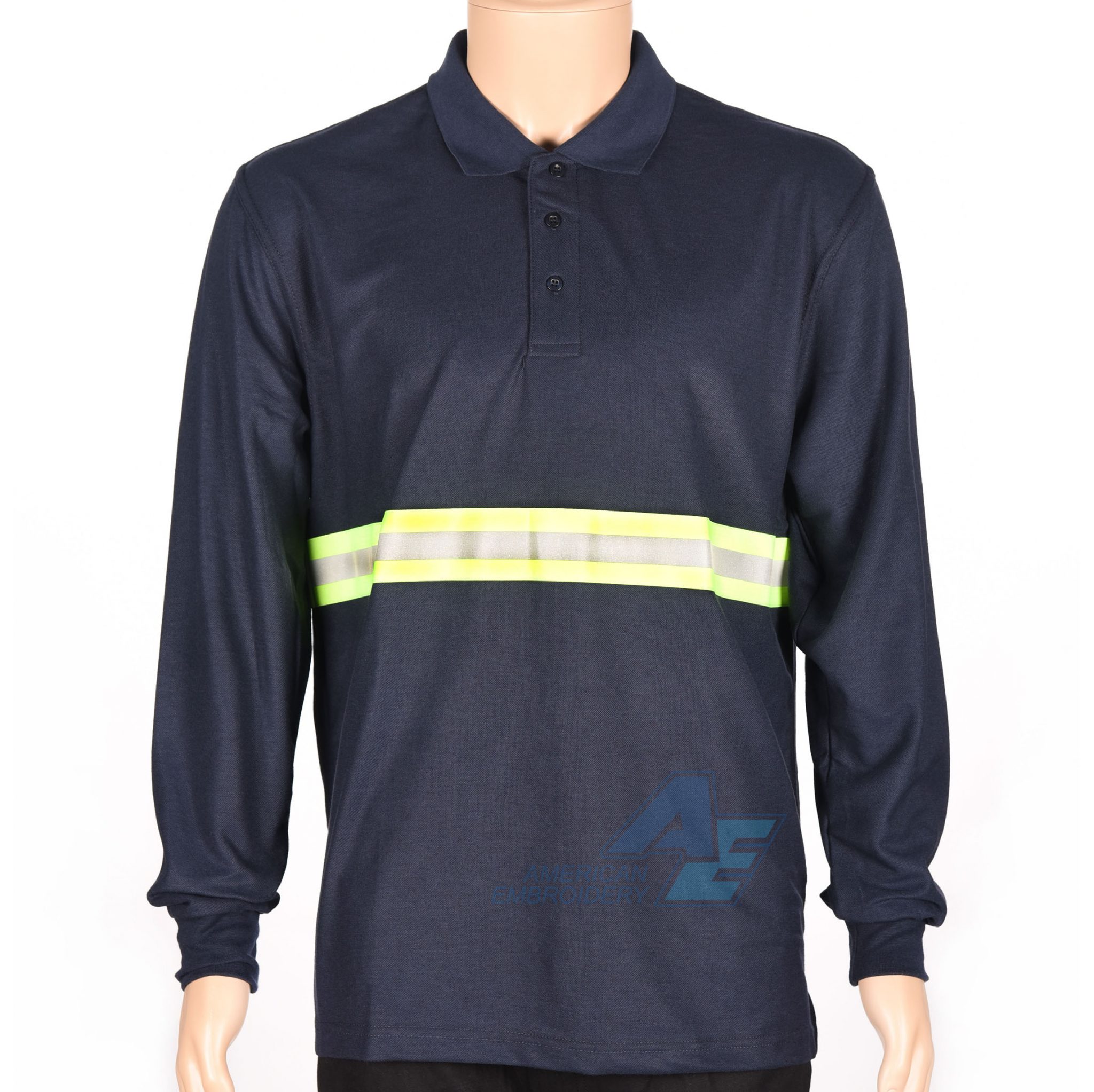 Polo manga larga con ref 1