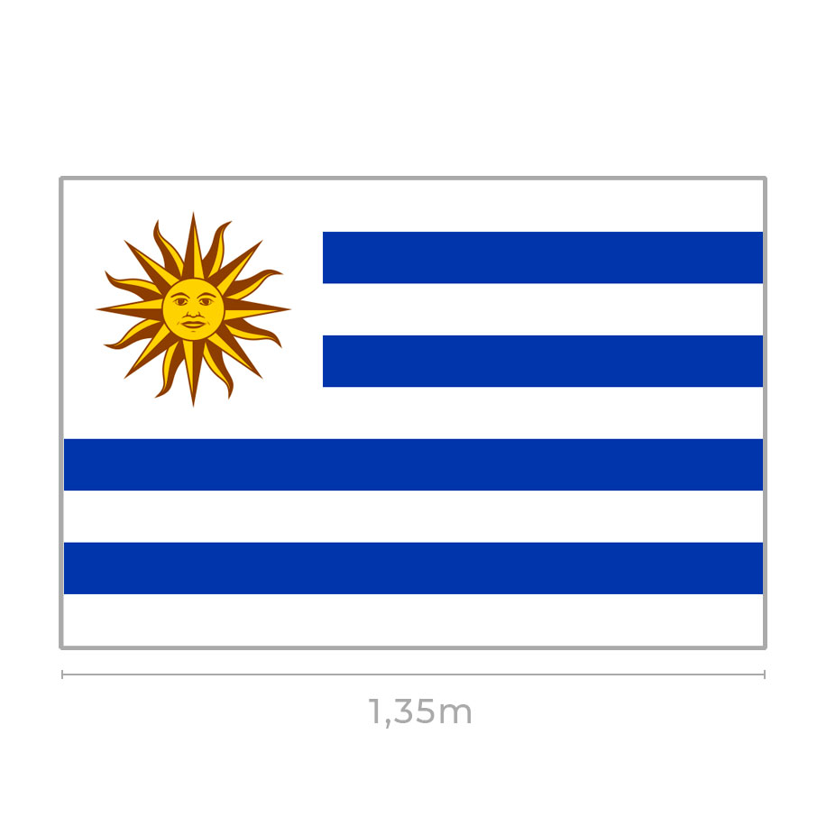 Bandera-de-Uruguay-1,35m